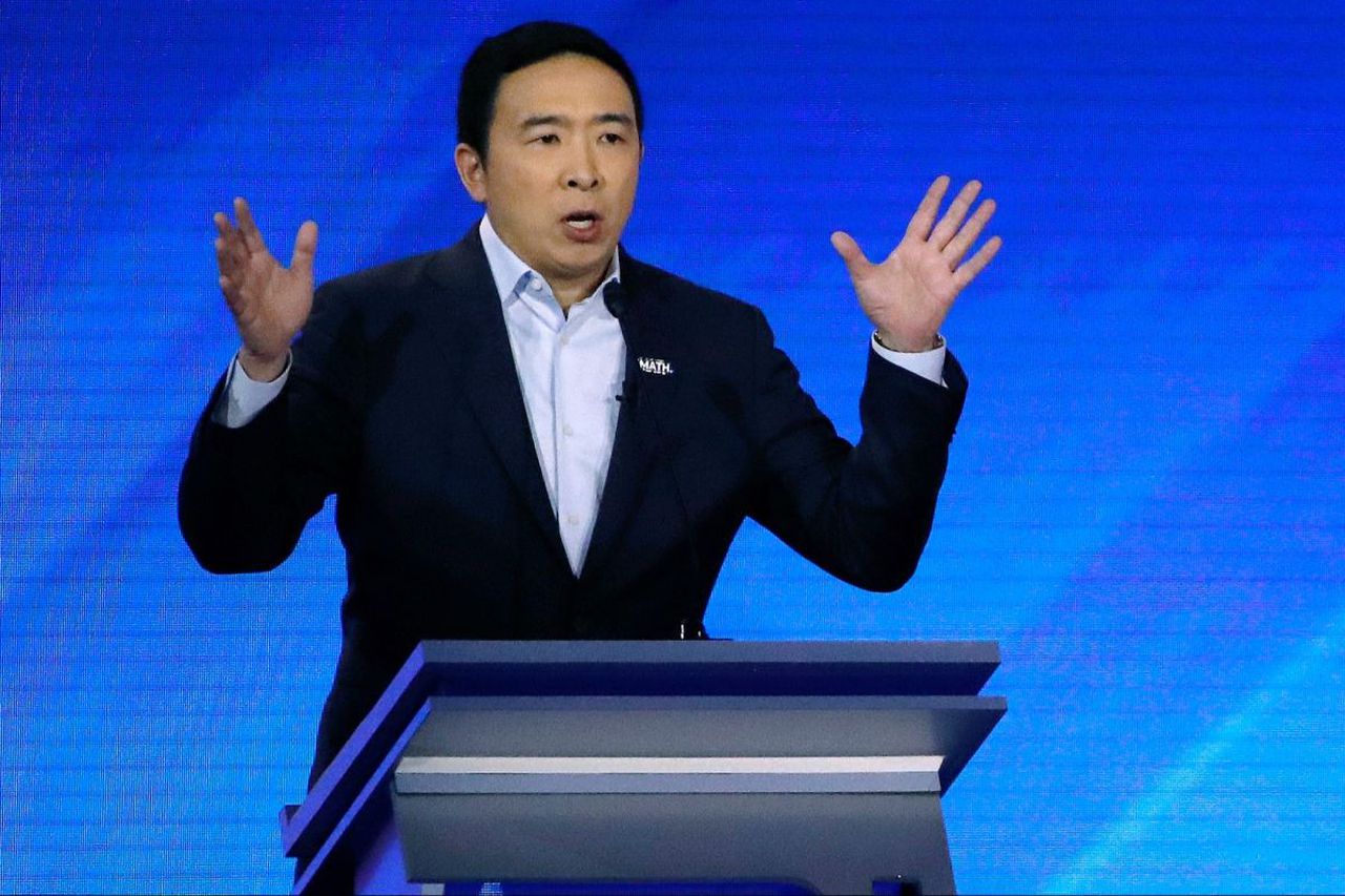 Andrew Yang withdraws from presidential race after disappointing primaries. Image via New York Post.