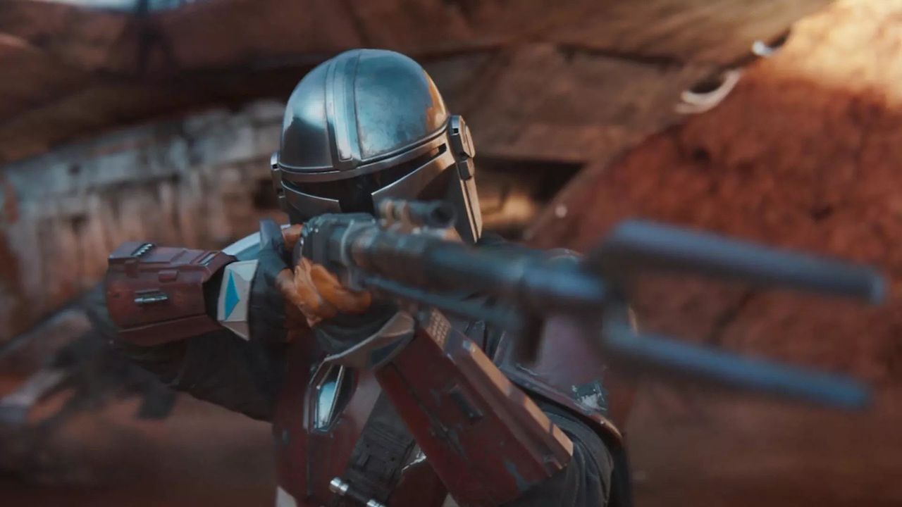The Mandalorian's name revealed in a behind-the-scenes interview by Pedro Pascal. Image via Den of Geek.