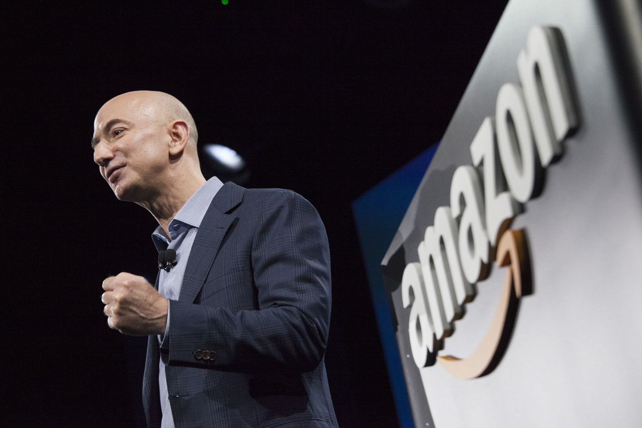 Bezos said climate change was the biggest threat to the planet, image via Getty Images