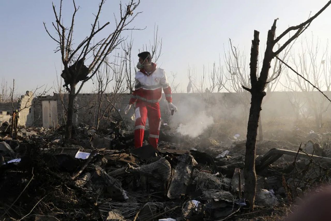 Ukrainian president demands investigation and compensation from Iran over crashed jetliner. Image via Washington Post.