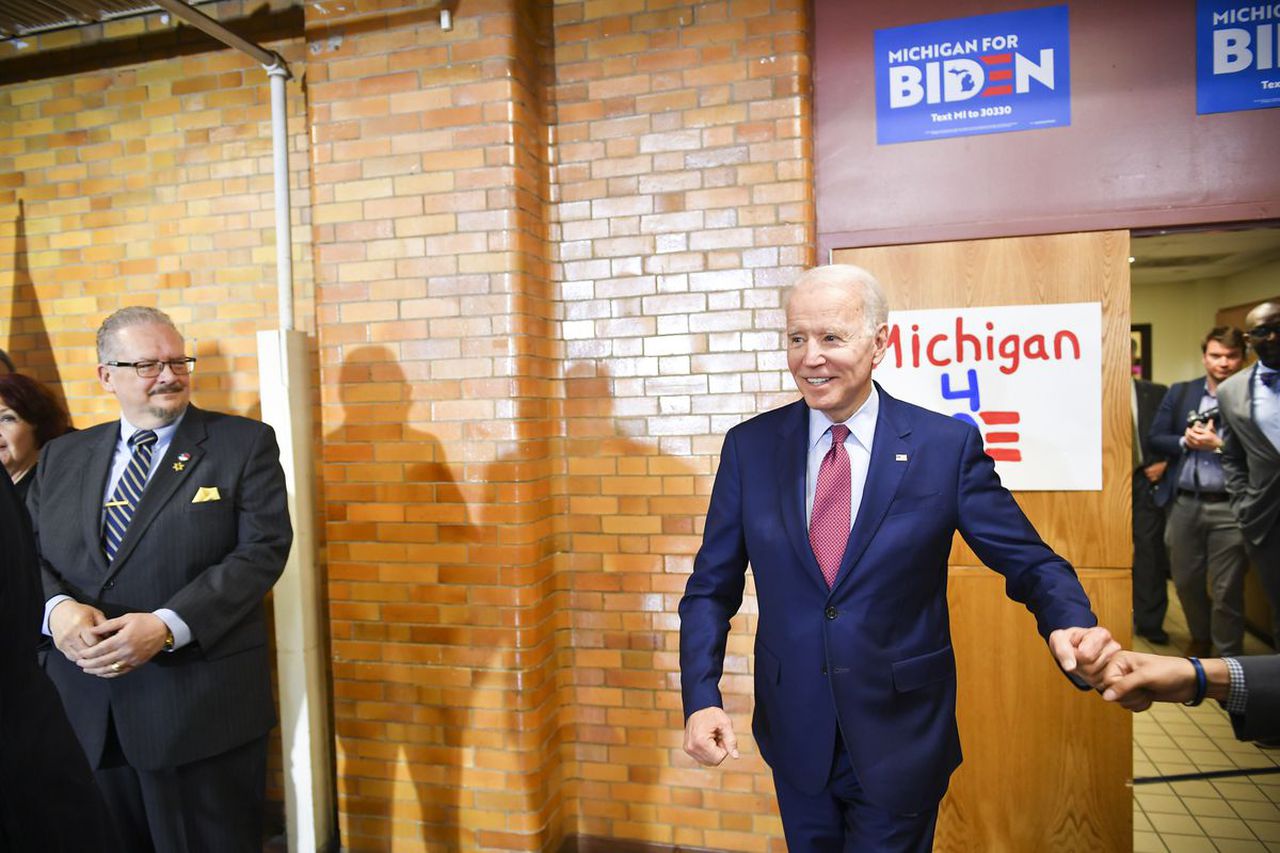Joe Biden takes lead over Bernie Sanders in Democratic presidential race, Image via Getty Images