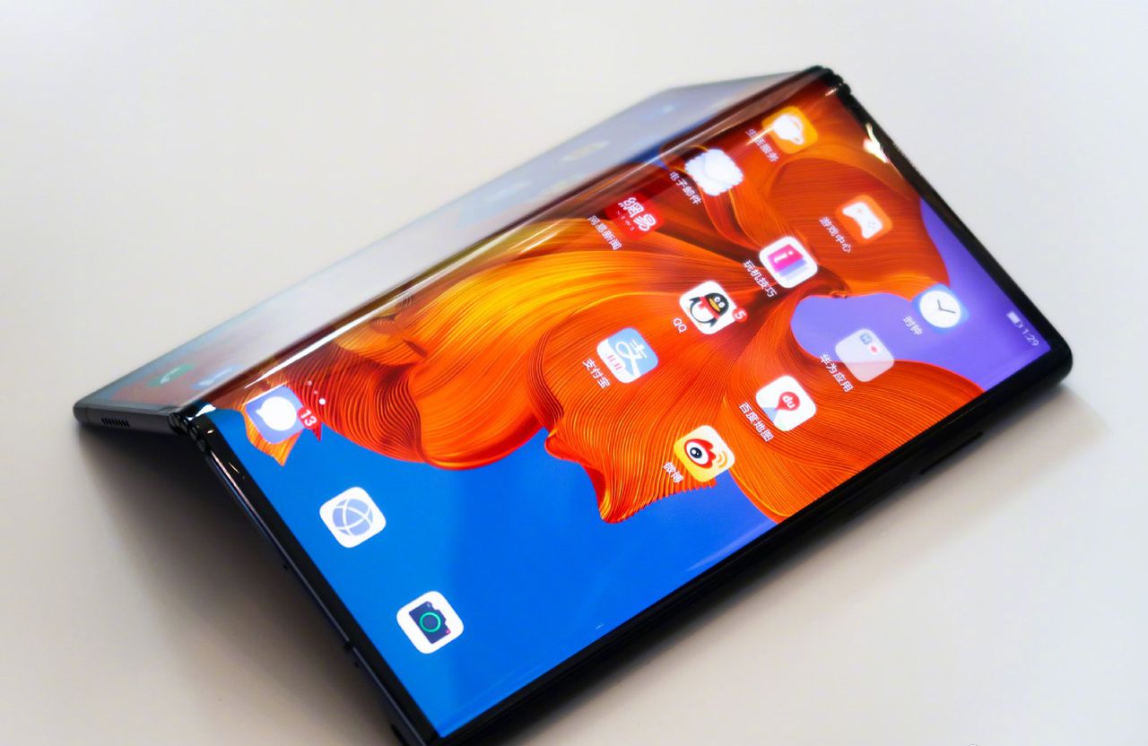 Huawei is currently Samsung's biggest competitor in the foldable phone market, image via Huawei
