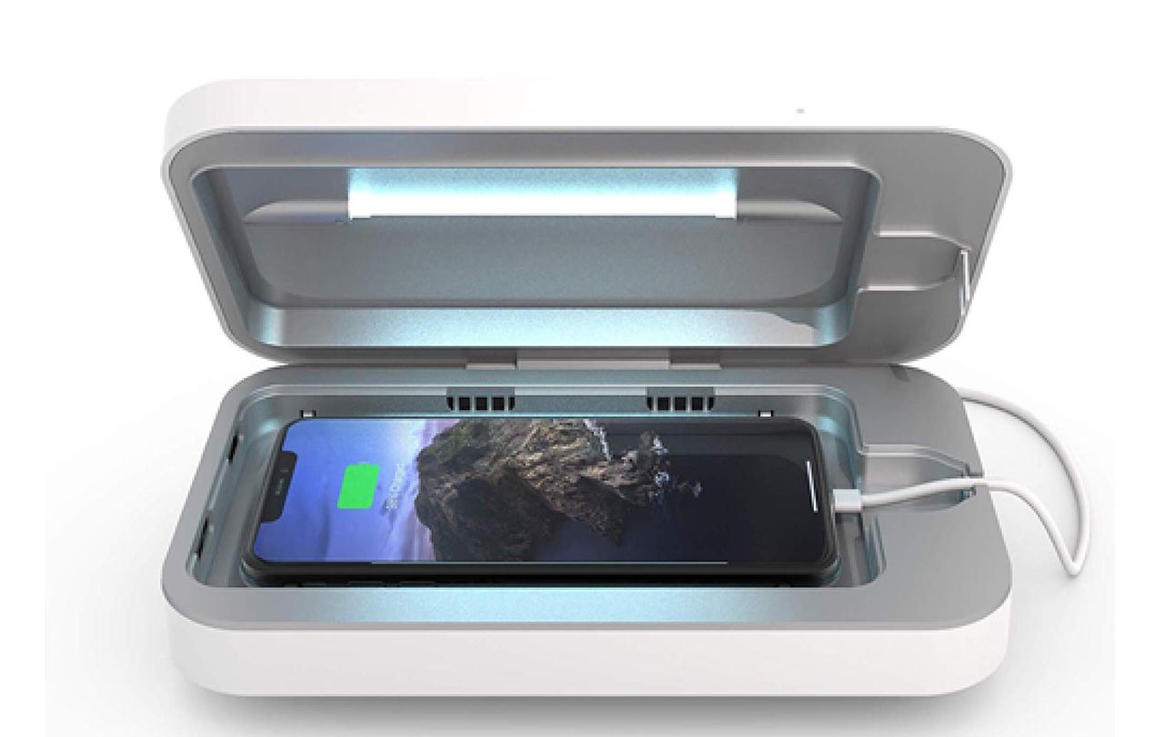 This PhoneSoap company may help users keep their phones clean amid the coronavirus outbreak. Image via ZDNet.