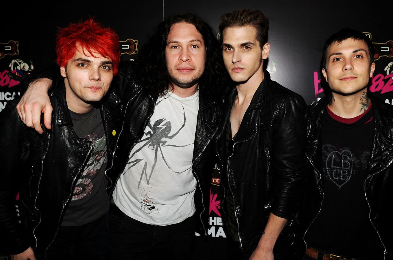 My Chemical Romance reunites for a sold out performance in Los Angeles. Image via WireImage.