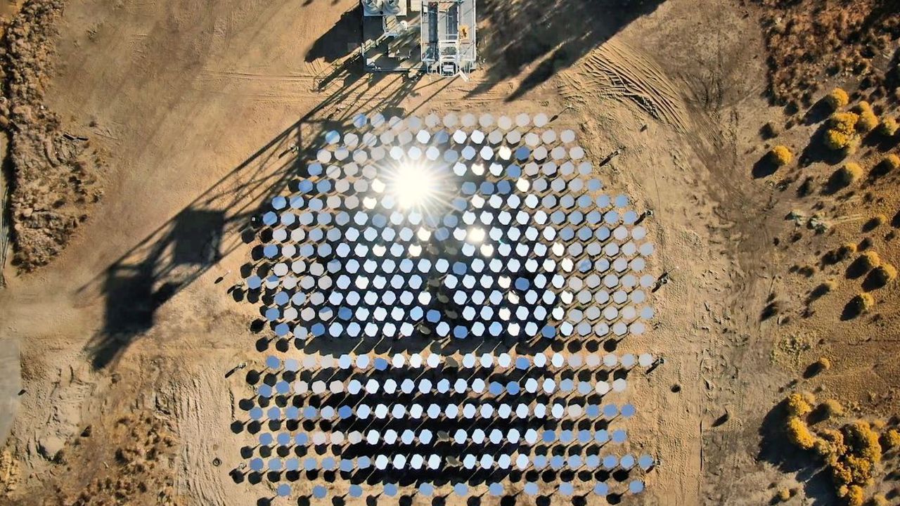 Californian solar energy startup Heliogen is being backed by Bill Gates. Image via CNN.