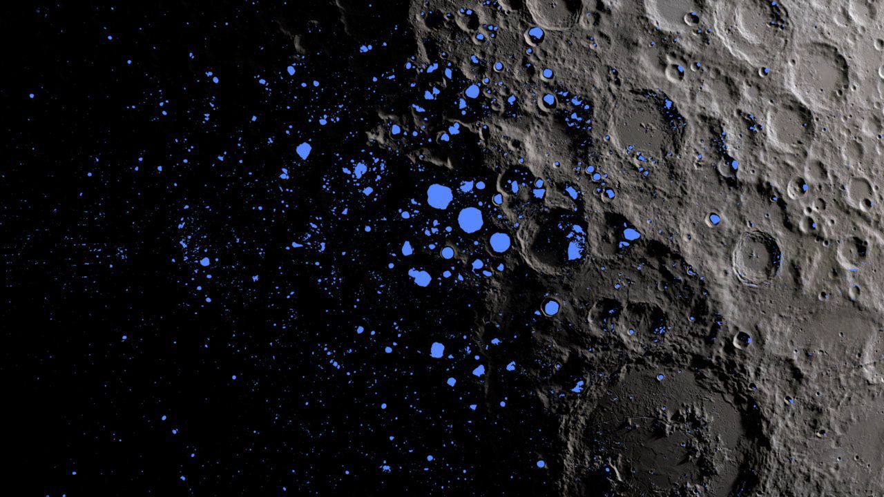 Researchers suggest moon may still hold clues to the origins of life on Earth. Image via NASA.