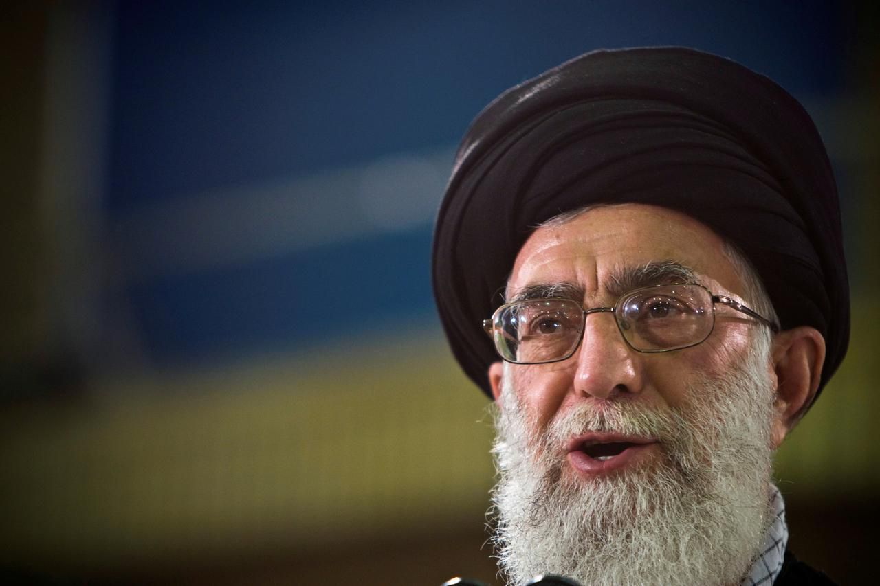 Ayatollah doubles down on government's gas price hike decision. Image via Reuters.