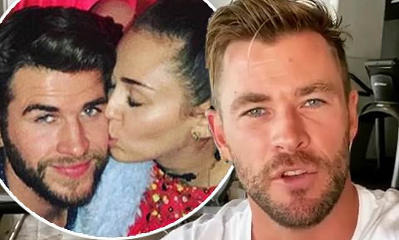 Chris Hemsworth takes a dig at Miley Cyrus after her acrimonious split from his brother Liam
