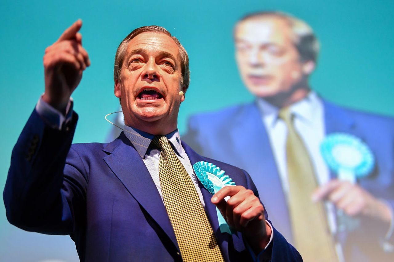 Nigel Farage says that the party will not contest any seats currently held by conservatives, Image via Politico