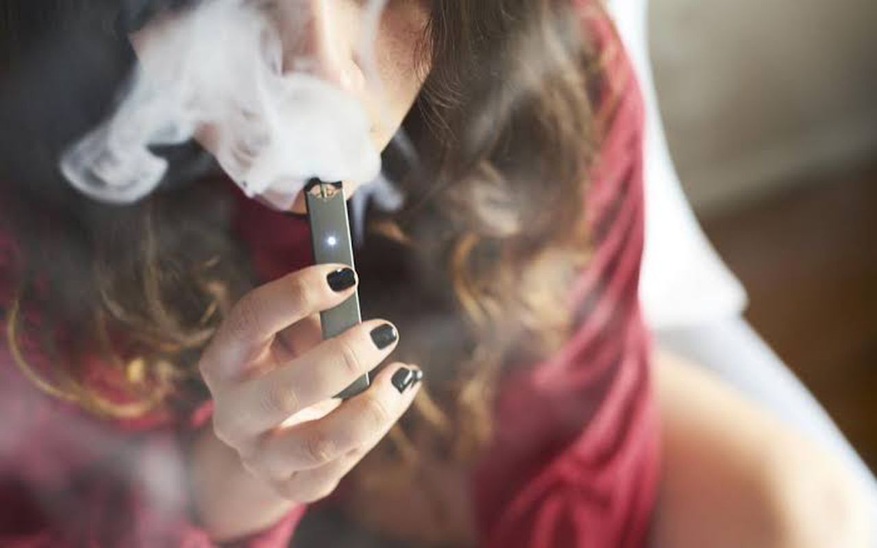 Juul is being blamed for the popularity of vaping among the youth,Image via Bloomberg