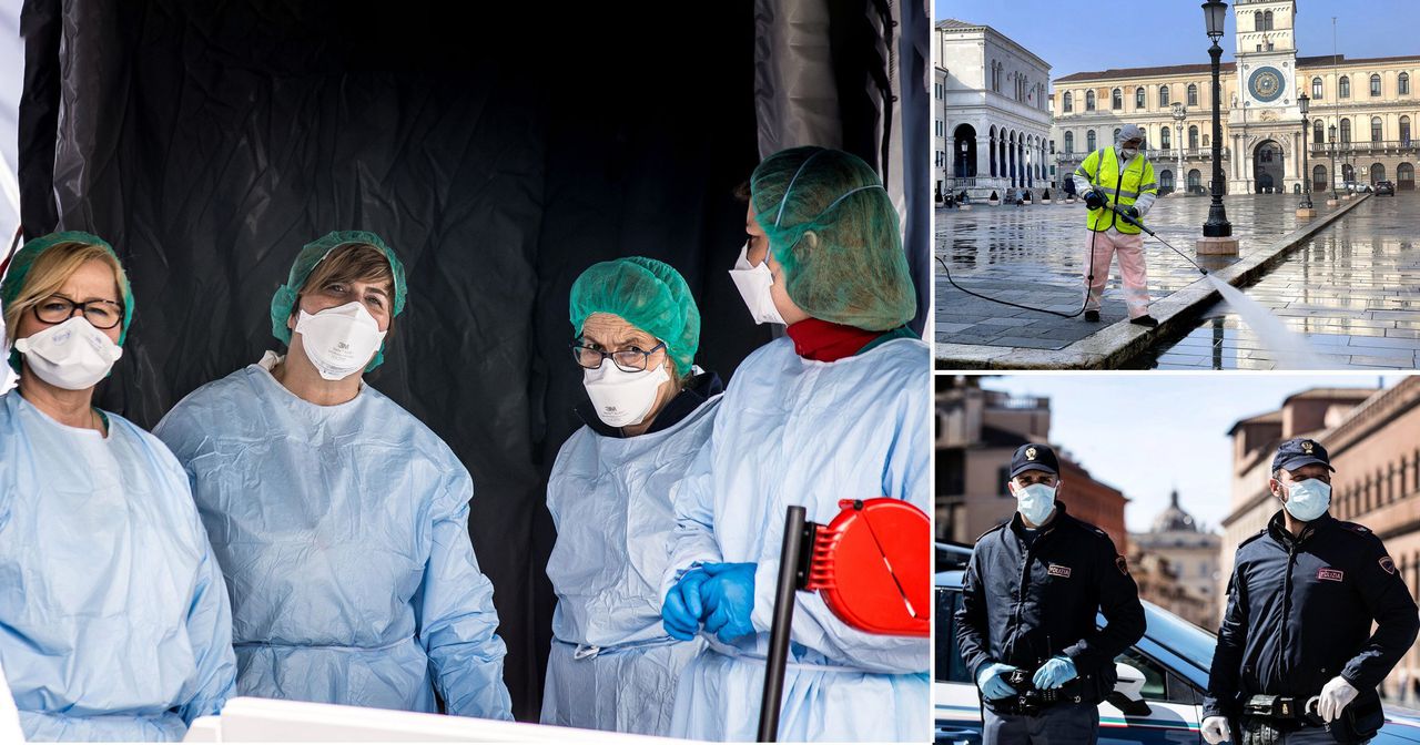 Italy's death rate skyrockets past 1,000 as coronavirus pandemic worsens. Image via Metro.