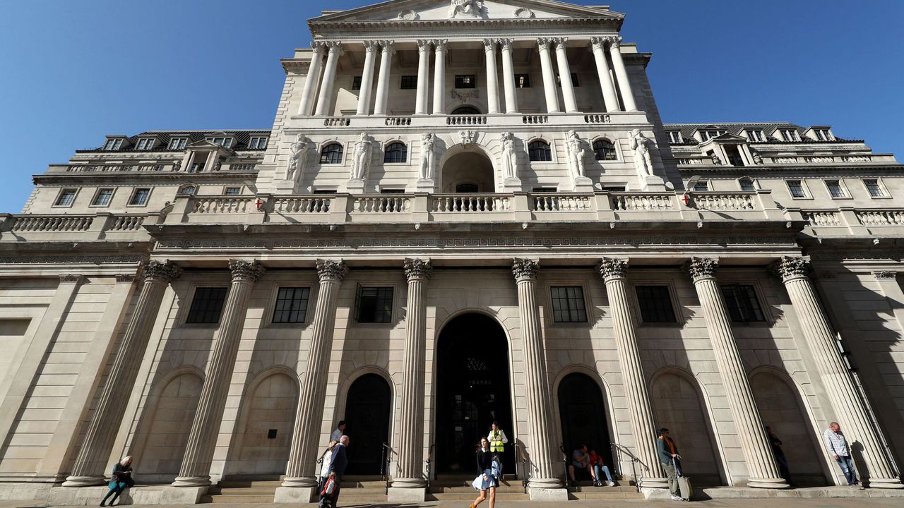 Bank of England slashes interest rates to 0.1 percent, the lowest point in history. Image via Sky News.