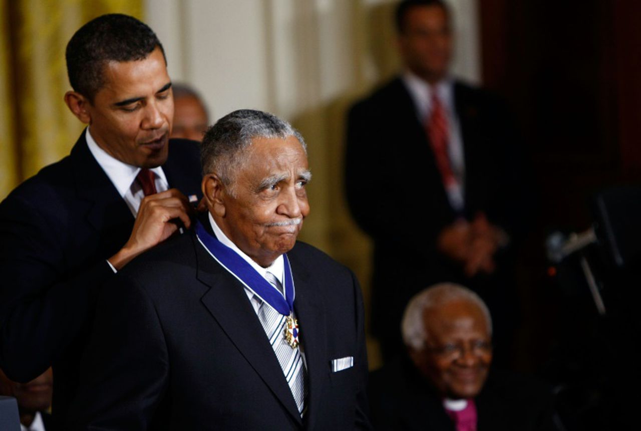 He has received the highest civilian honor in America, image via Getty Images