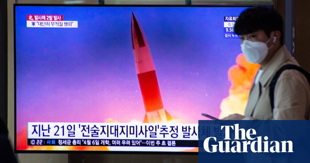 North Korea fires two missiles as Seoul condemns ‘inappropriate’ timing