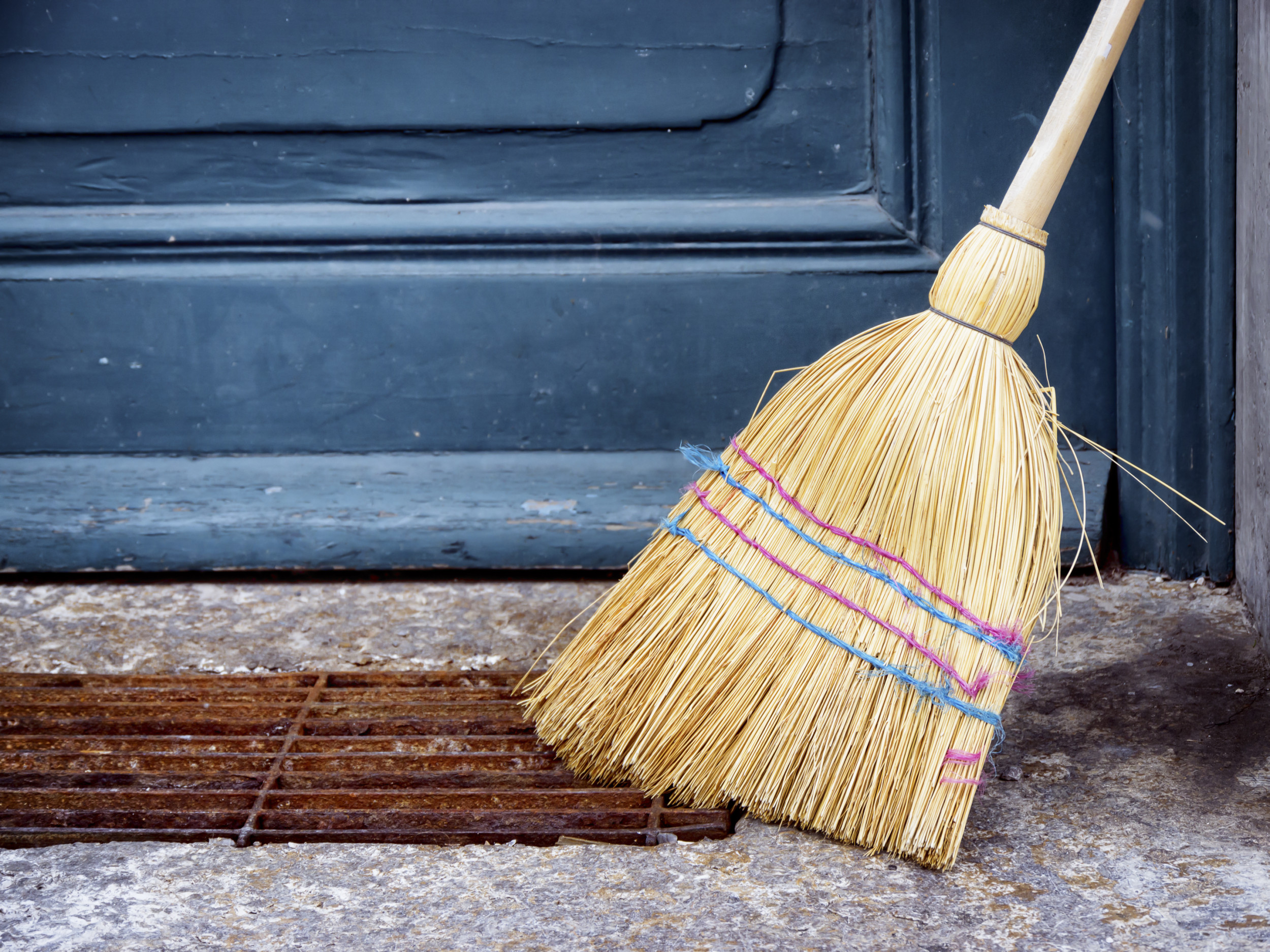 The Broom Challenge goes viral on social media again. Image via Newsweek.