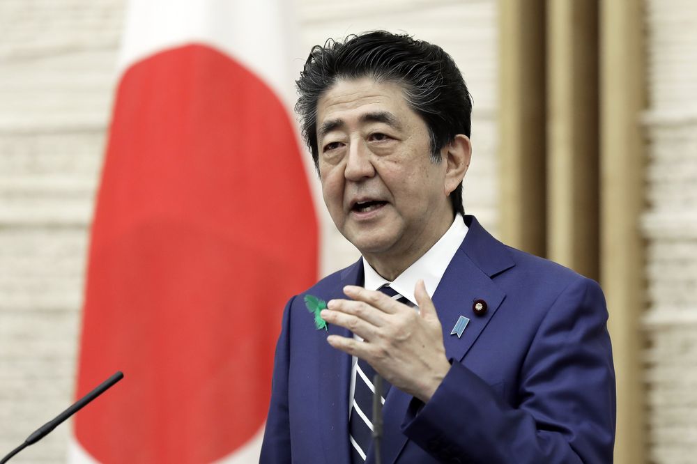Shinzo Abe will suspend Japan’s state of emergency tonight