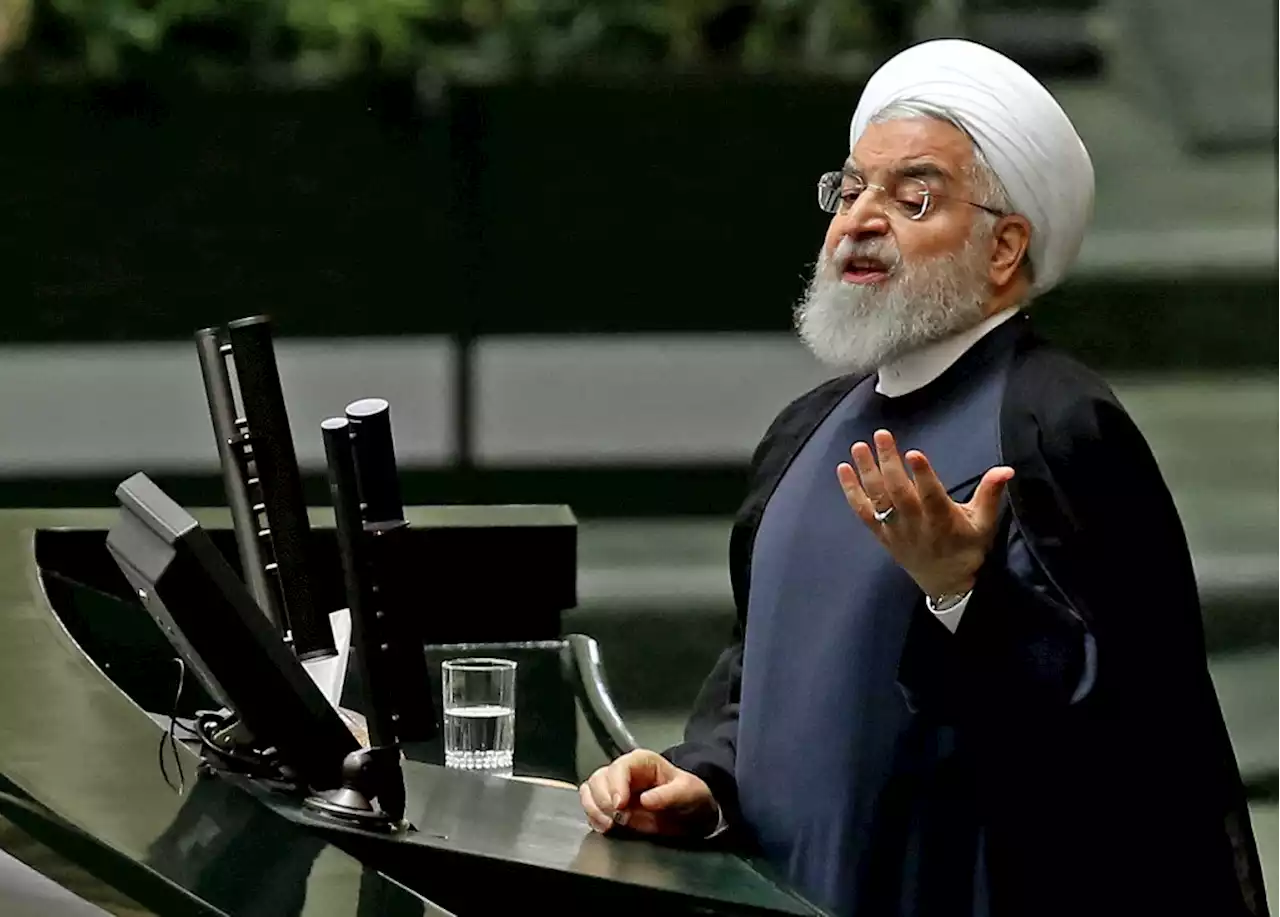 Iranian president Rouhani will depend on non-oil exports to spur a sanctions-laden economy. Image via AP.