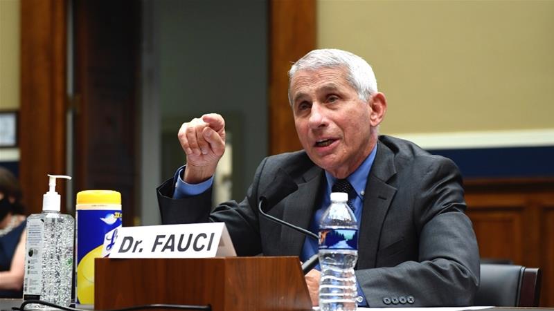 The US could top 100,000 new coronavirus cases per day, says Dr. Fauci