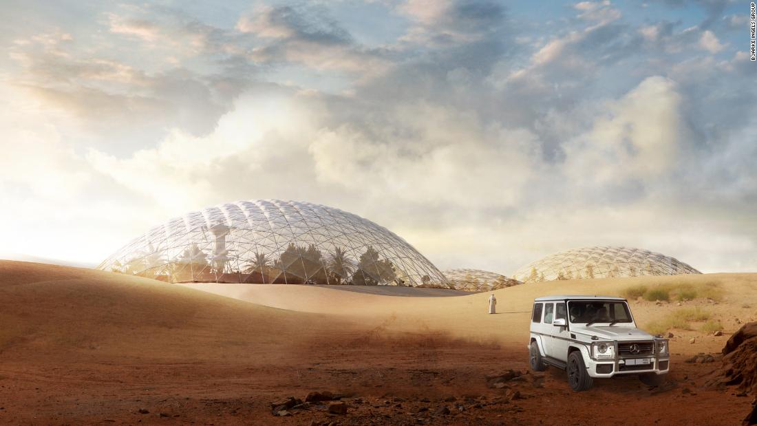 Architects have designed a Martian city for the desert outside Dubai