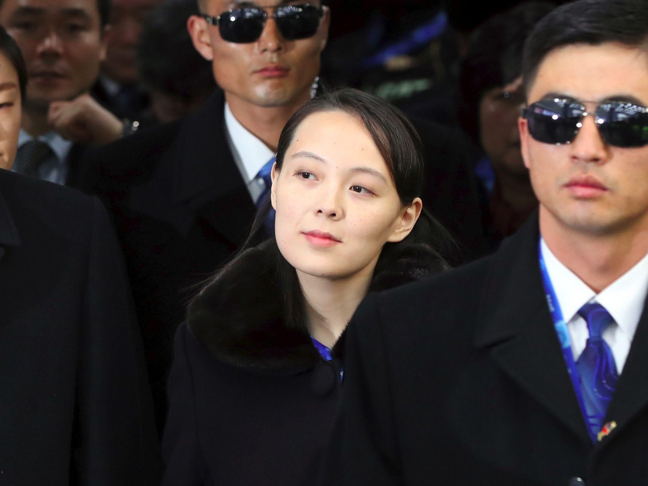 Kim Yo Jong, the younger sister of Kim Jong-un