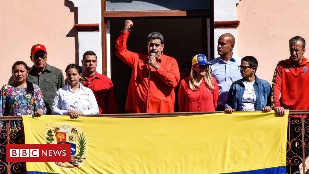 Nicolás Maduro: US charges Venezuelan president with 'narco-terrorism', Image via BBC News