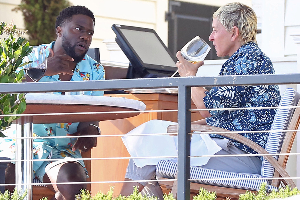 Ellen DeGeneres seen with Kevin Hart amid toxic workplace claims