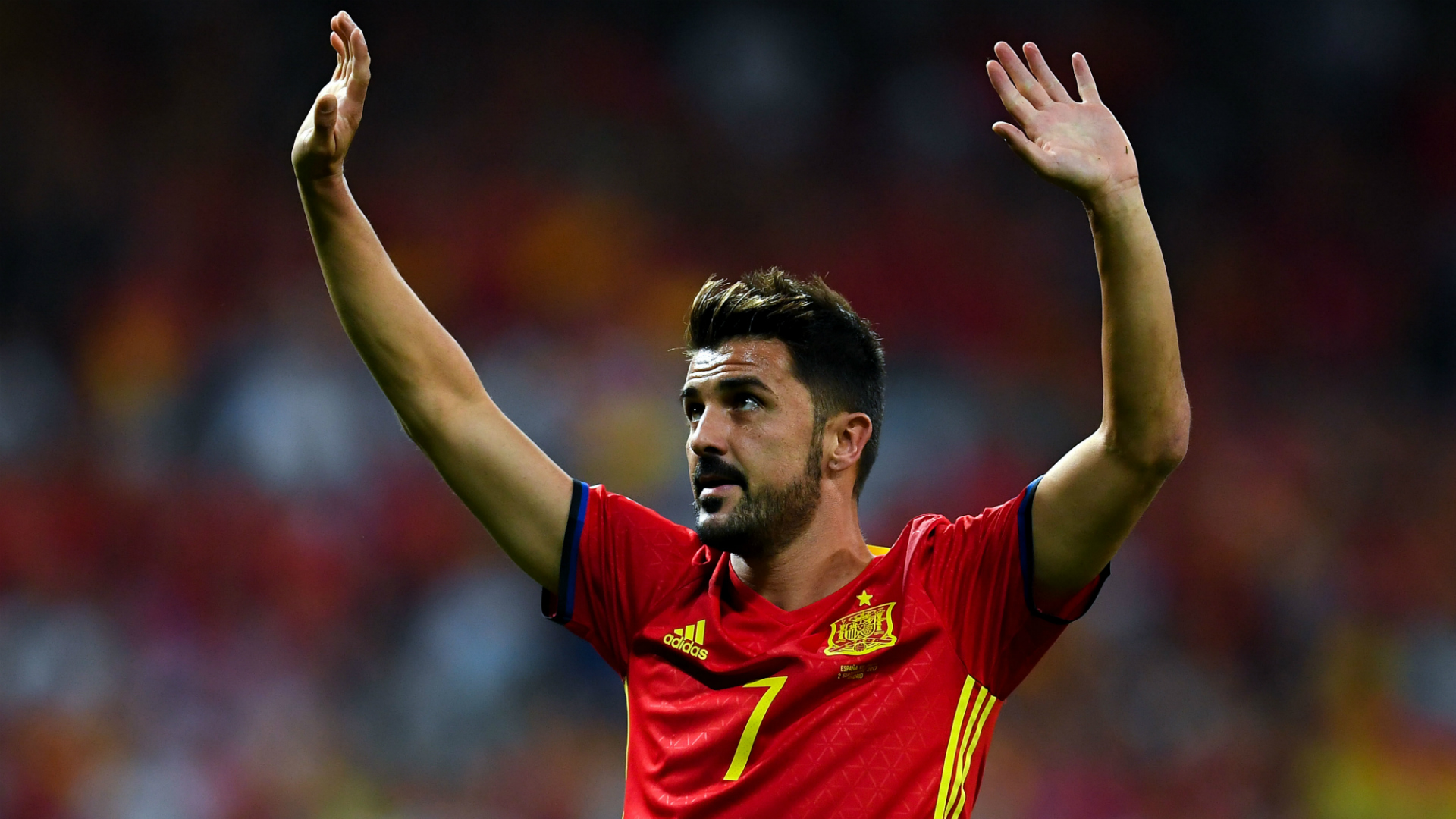 Spain’s all-time top goalscorer and former Barcelona striker David Villa announced his retirement from professional football, Image via stadiumastro