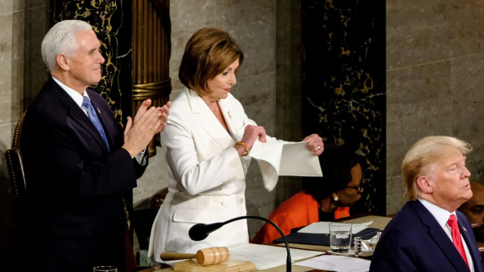 President Donald Trump’s State of the Union speech, Image via shutterstock