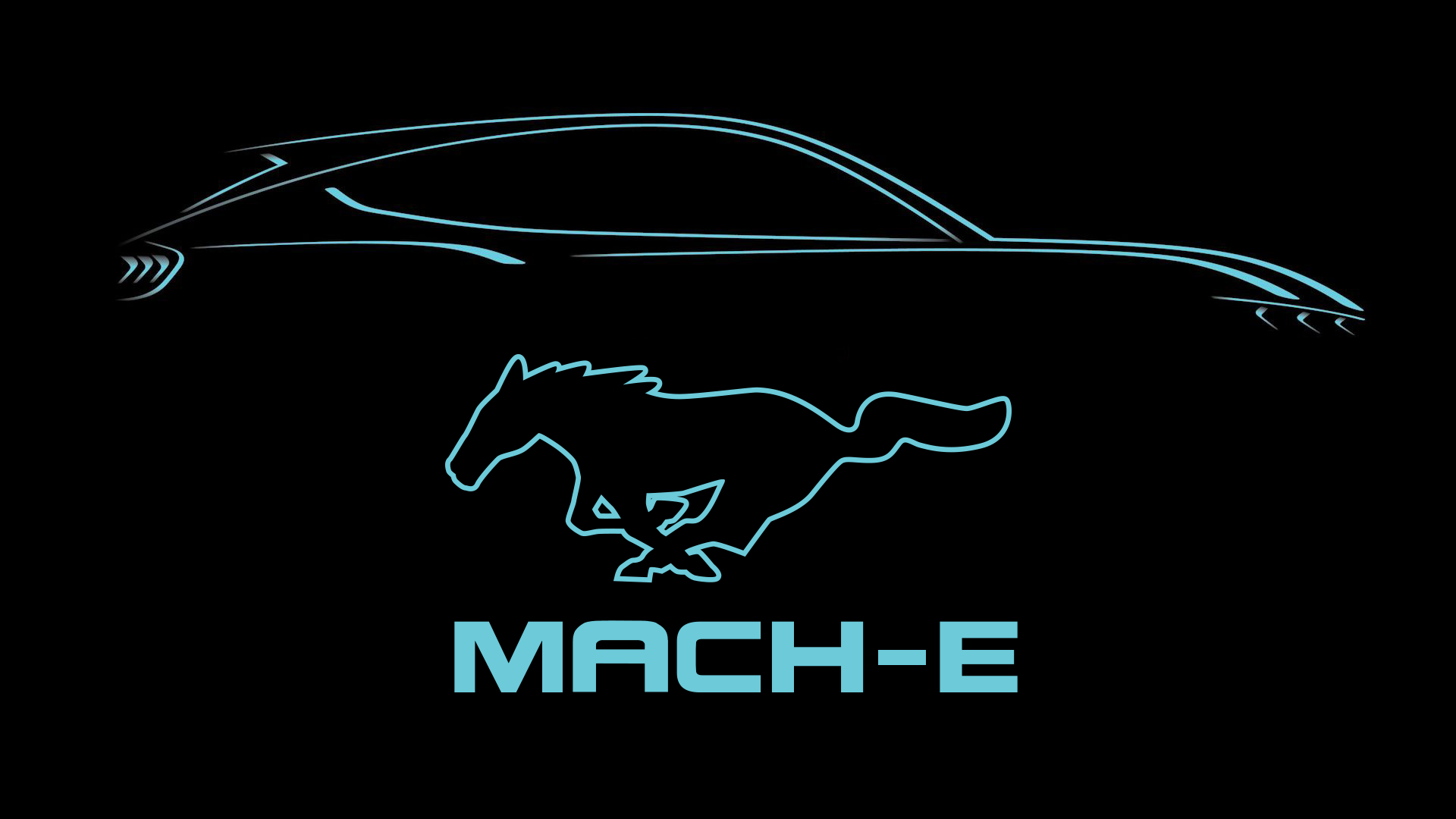 The Mustang-inspired electric SUV: Mustang Mach-E. Image via Connor Hoffman.