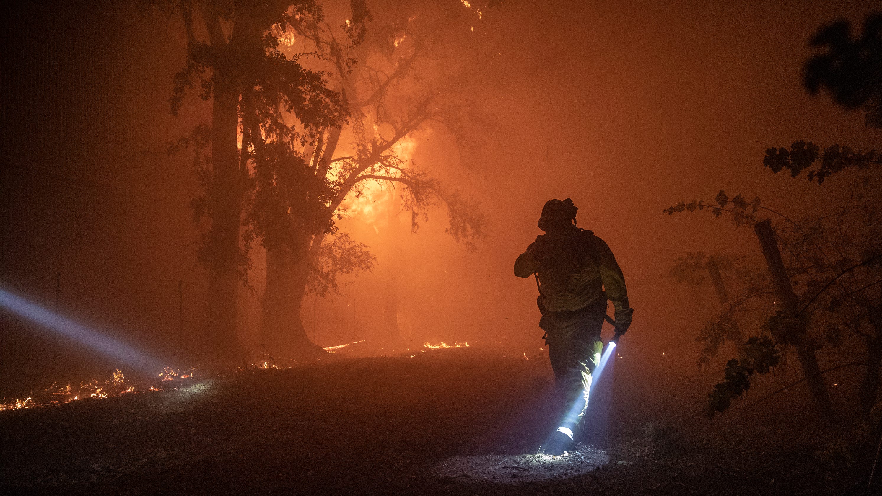Raging fires hit California