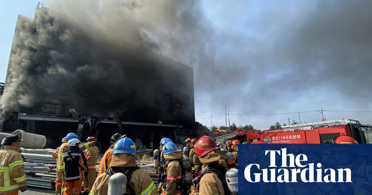 South Korea fire kills nearly 40 construction workers