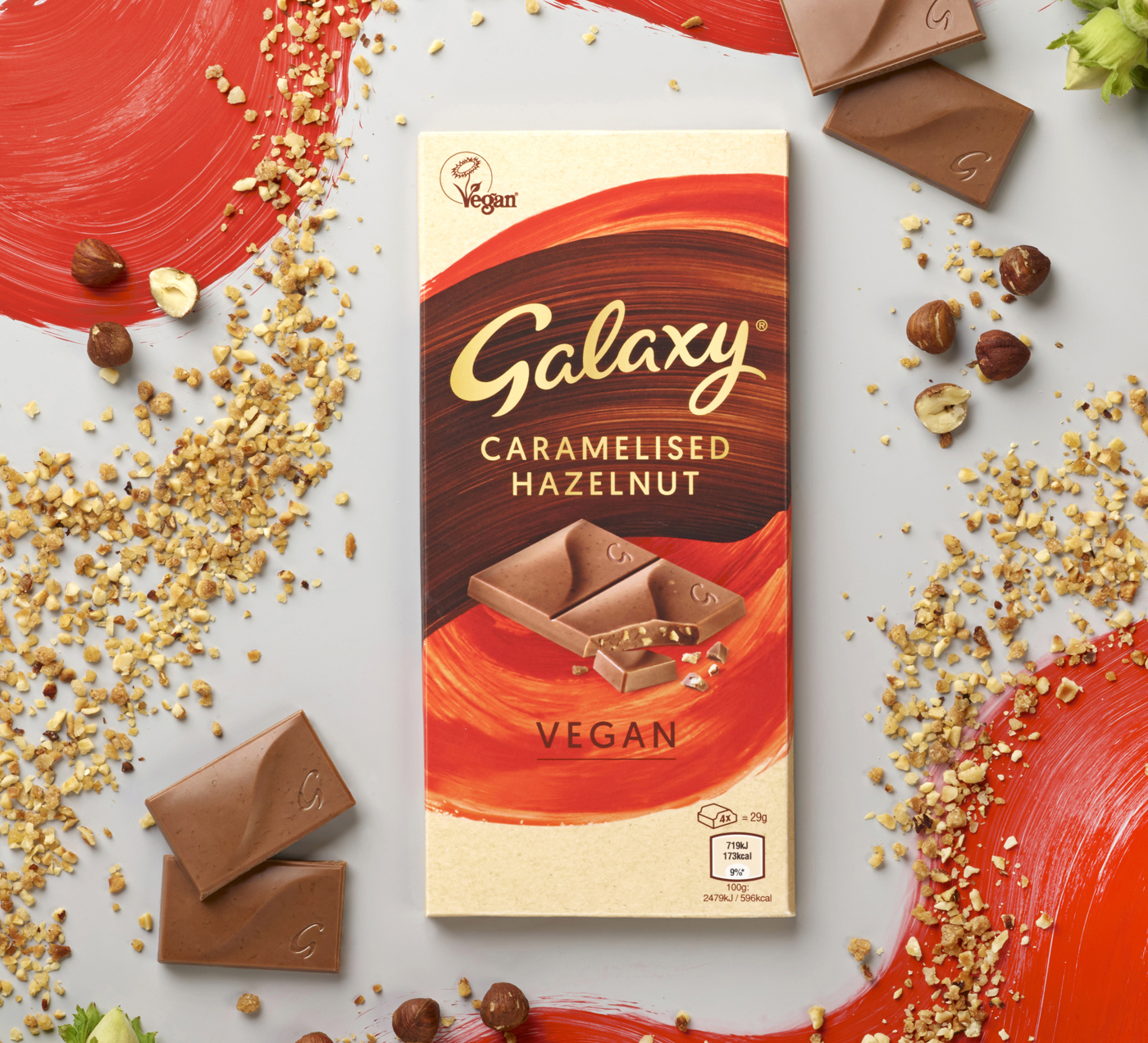 Galaxy will release the chocolate in three different flavours, image via Galaxy