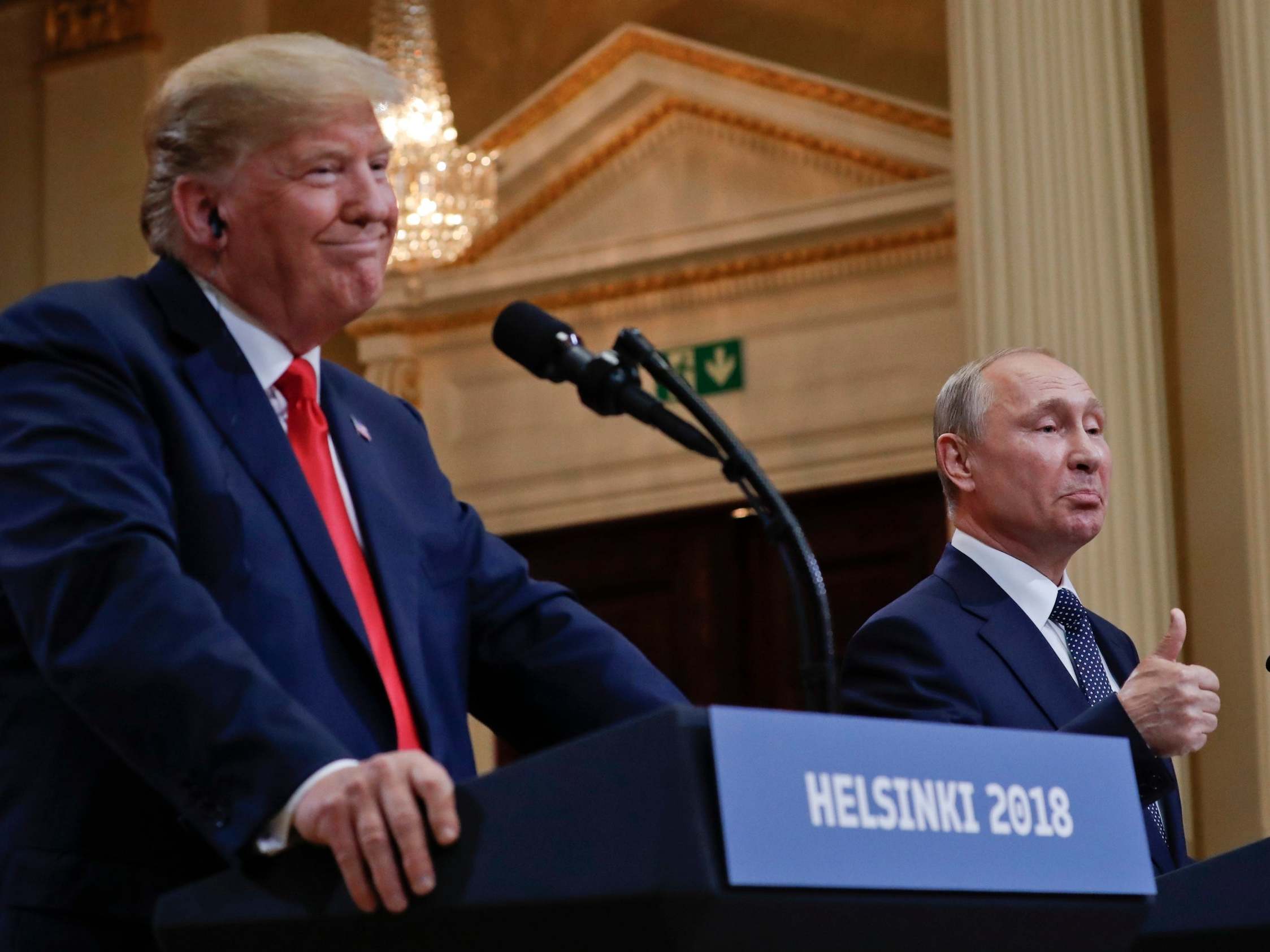 Trump speaks to Putin for first time since Russian 'bounty' revelations – but apparently fails to mention it
