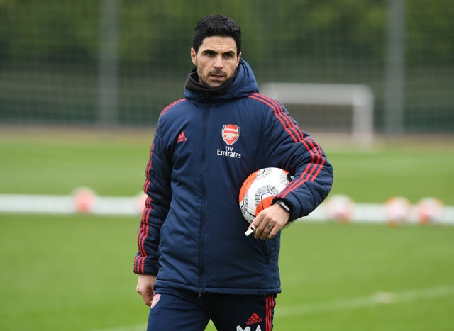People who came into contact with Arteta are self isolating, image via Getty Images