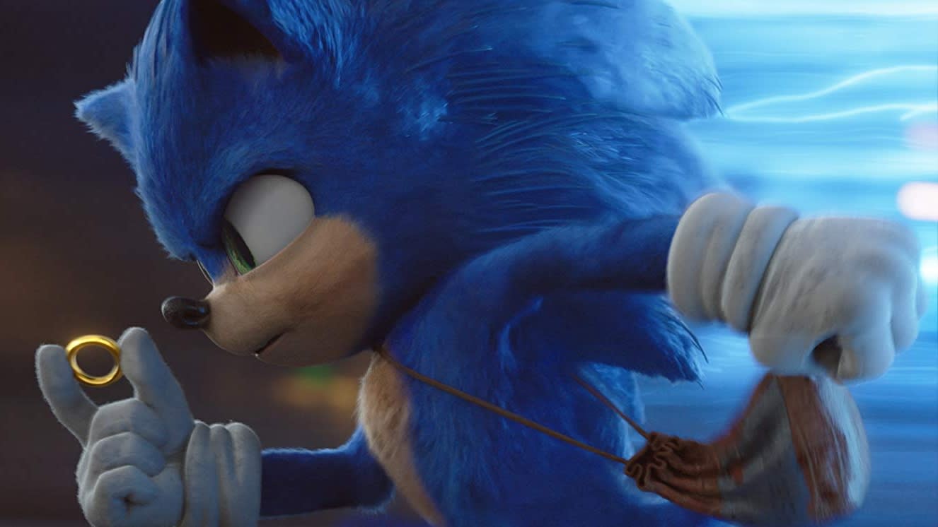 Sonic was released after much delay due to backlash regarding the characters appearance, image via Paramount Pictures