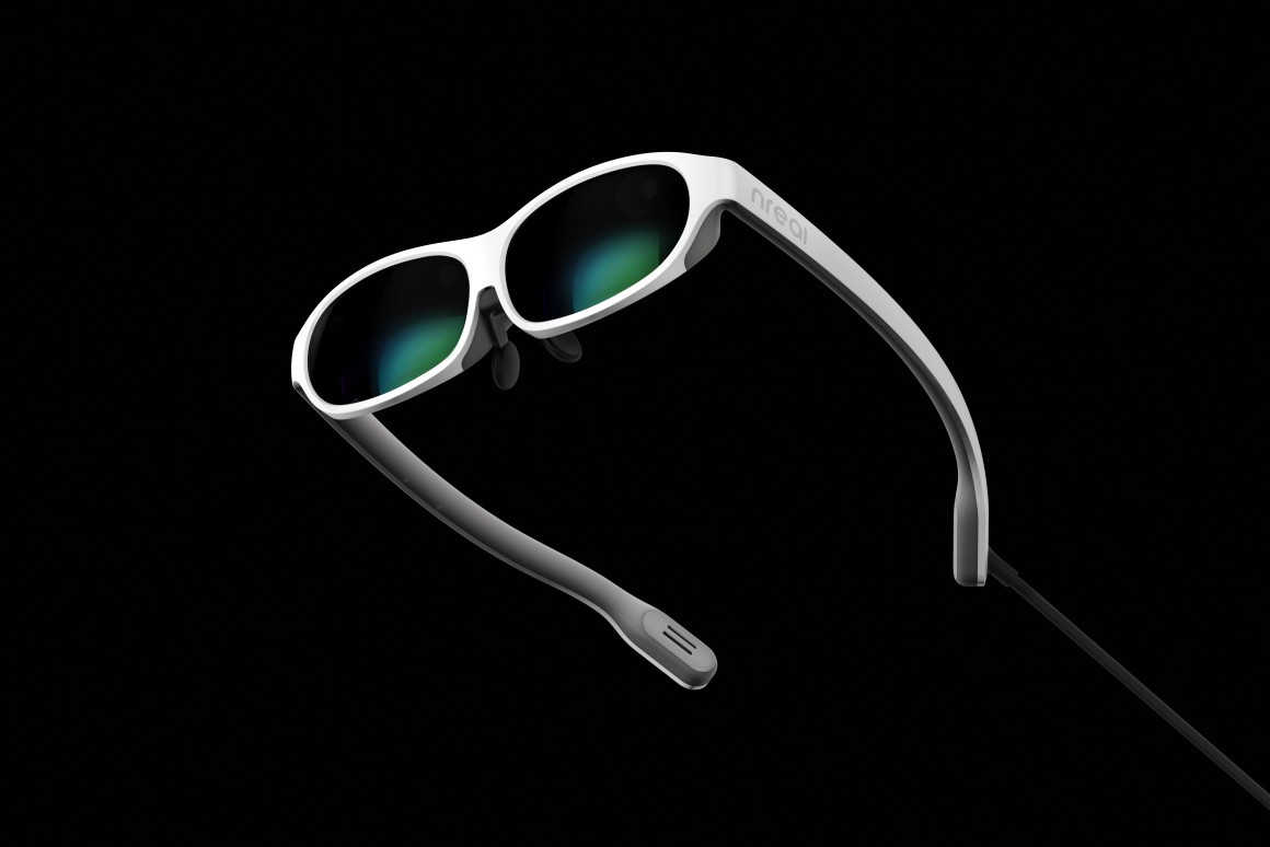 The glasses were declared the product of the show at the CES tech Expo, image via Nreal