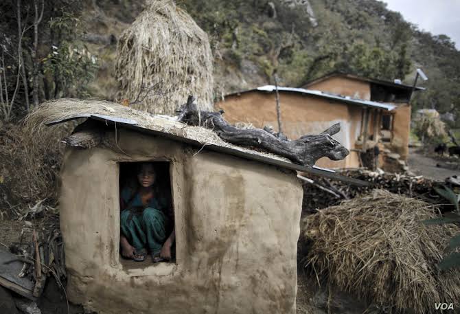 The law is in response to the death of a woman who suffocated in one of these huts, image via VOA News