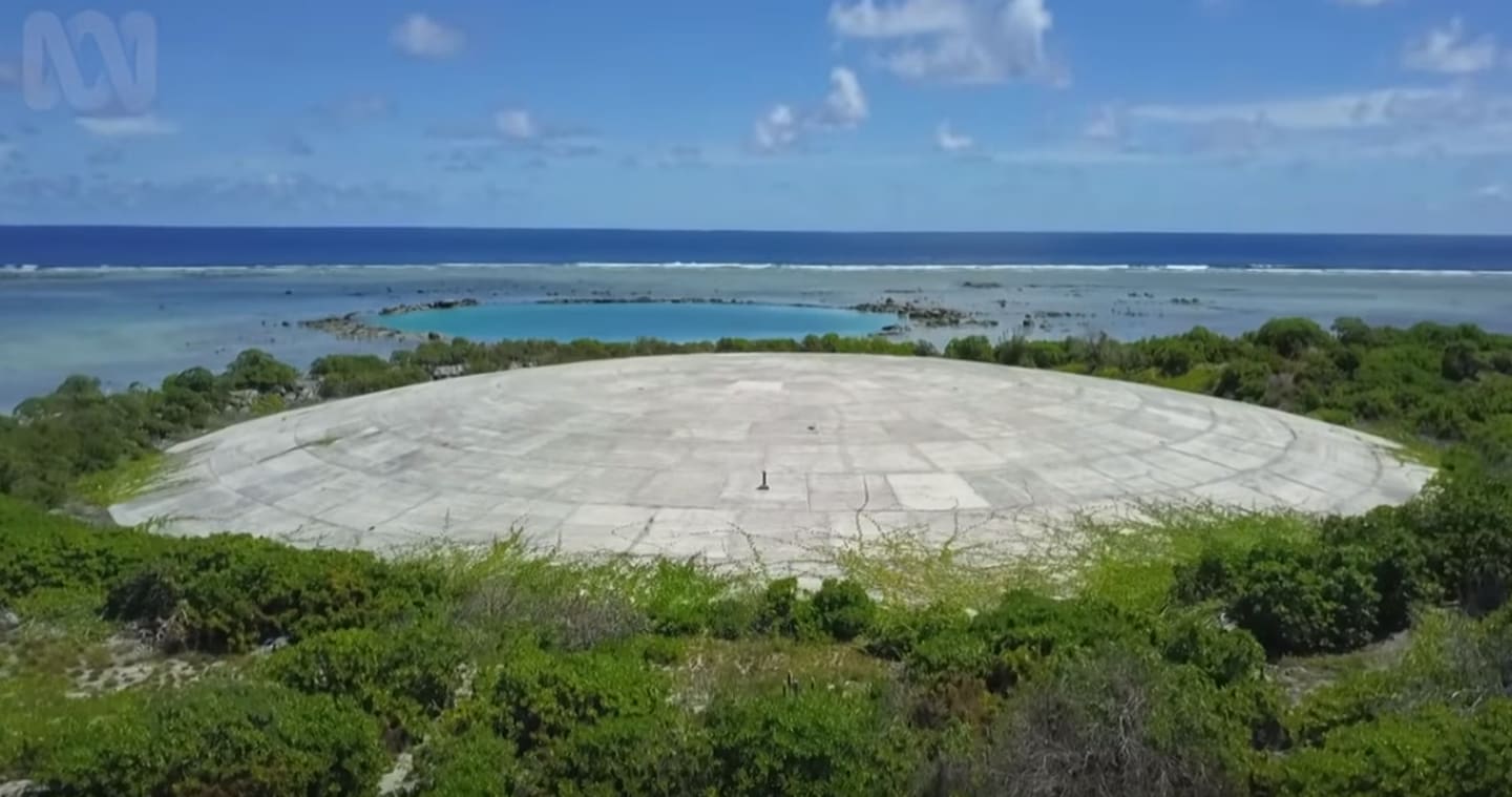 The structure could be vulnerable to the rising sea levels, image via ABC News