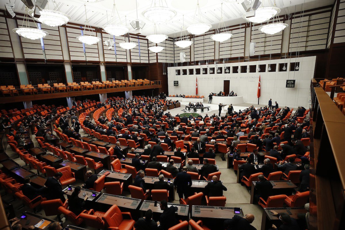 The bill to deploy troops was passed with a large majority, image via Anadolu Agency