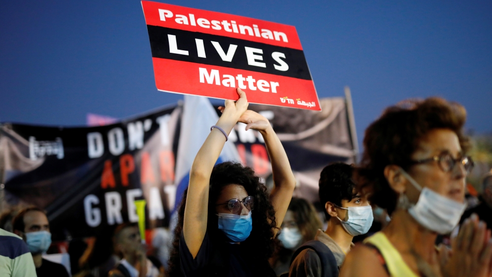 Israelis protest against Netanyahu's plan to annex West Bank