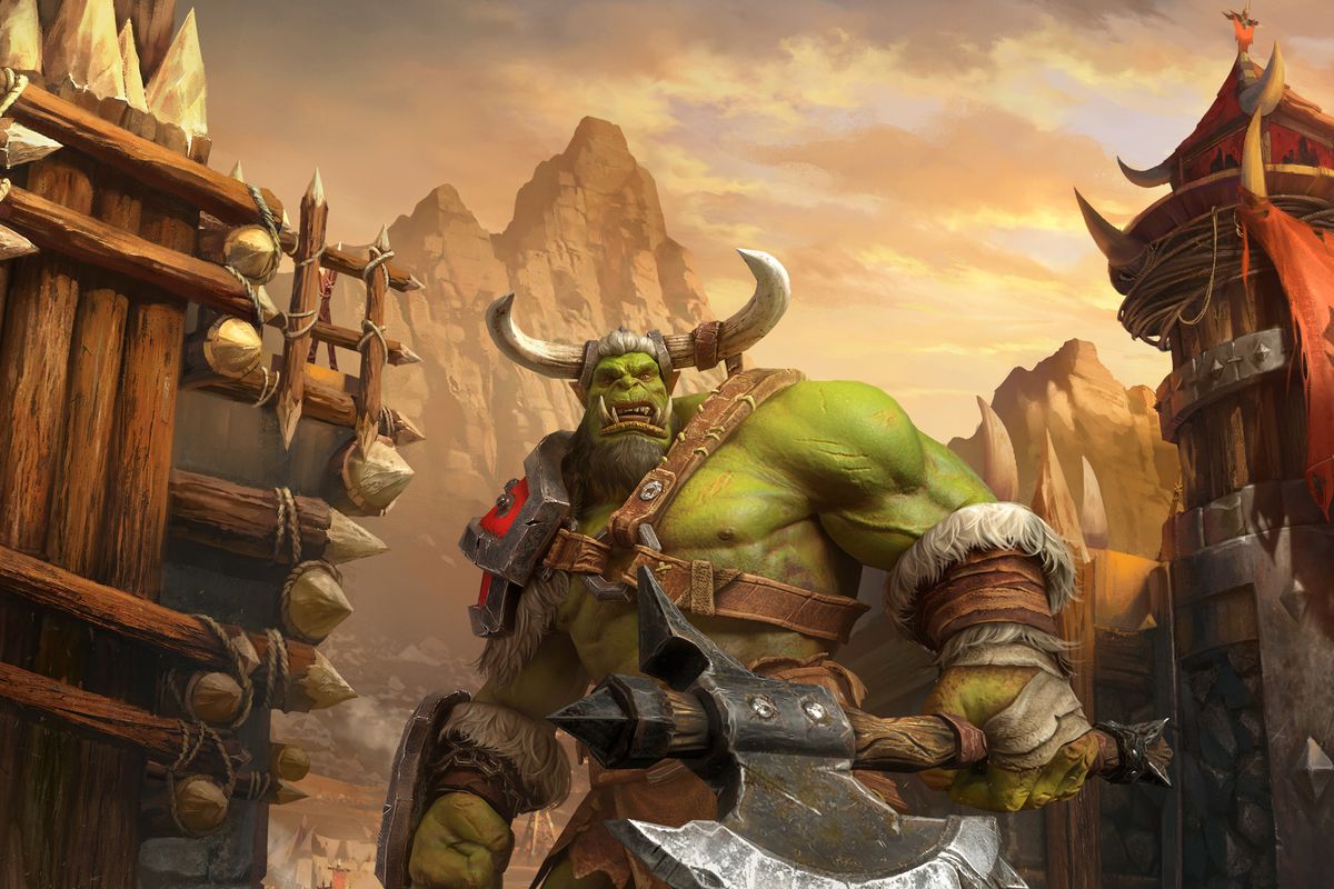 Players were forced to update their existing copies of the Warcraft 3 to the remake, image via Blizzard