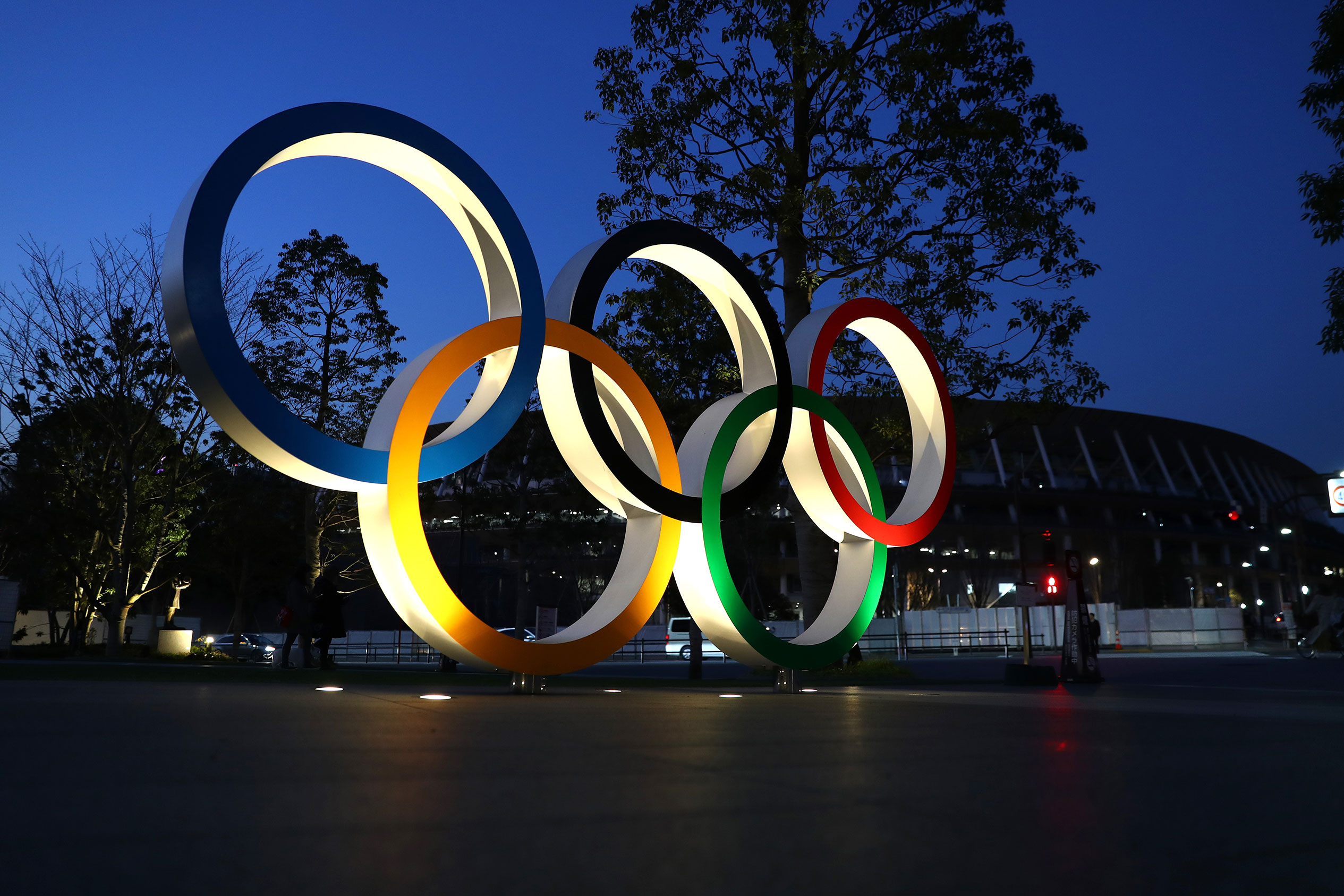 The Olympics have not been delayed as of yet, image via Getty Images
