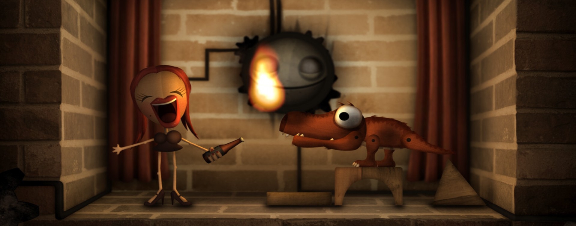 Epic Games is offering Tomorrow Corporation's crafting game satire Little Inferno for free today. Image via PC Gamer.