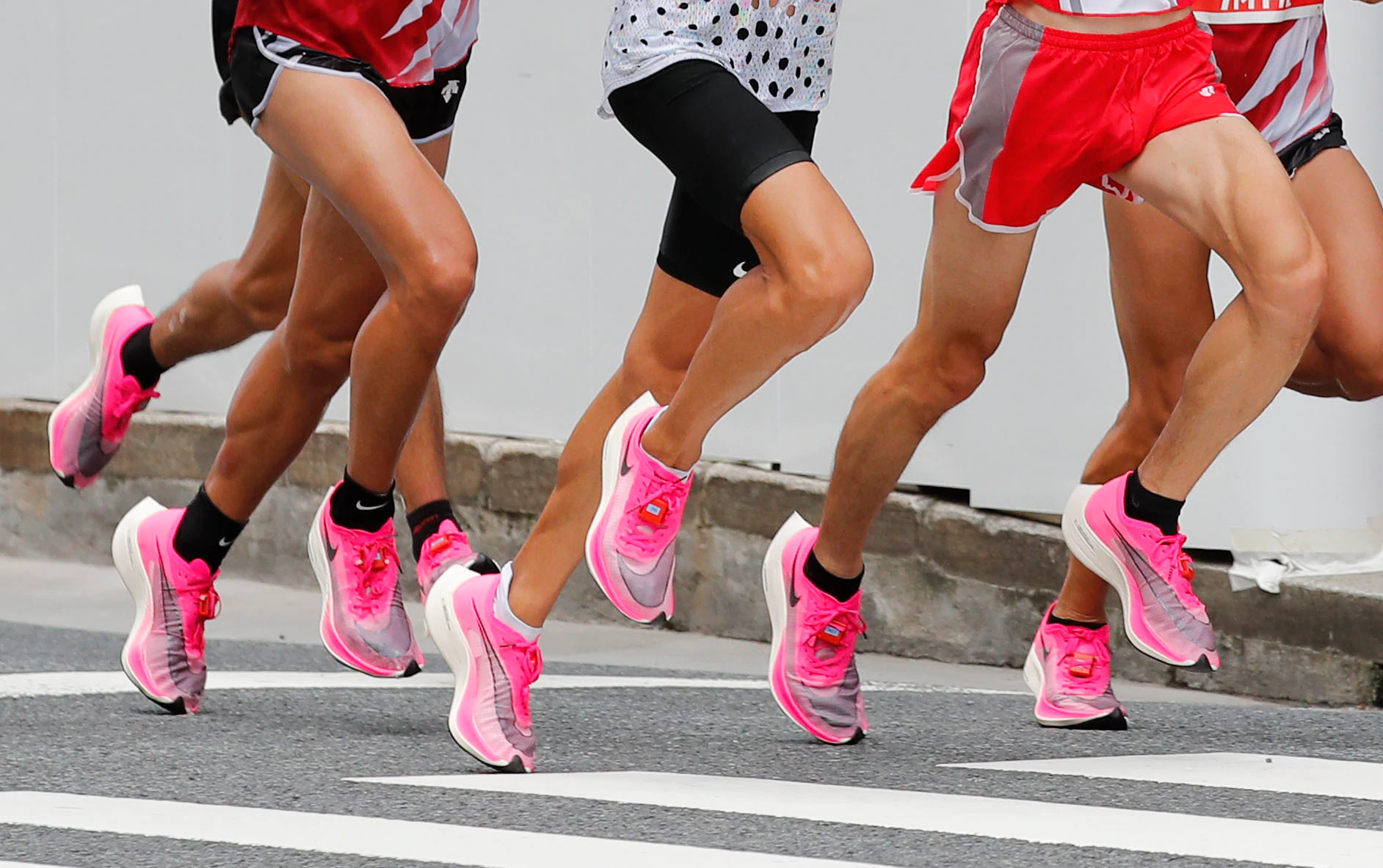 The shoe is said to greatly improve an athletes performance, image via AP