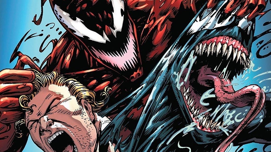 Carnage is a prominent Spider-man villain in the comics, image via Marvel